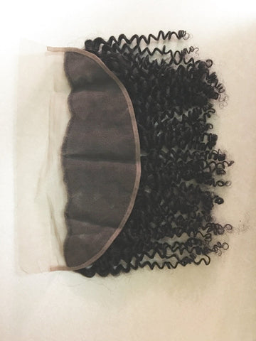 Curly Lace Front Virgin Hair Frontals
